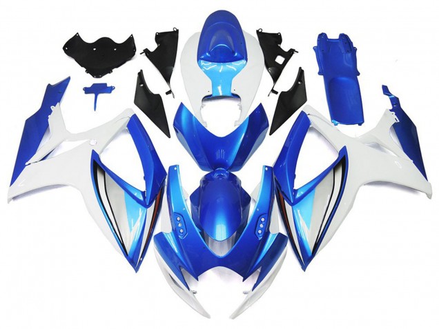 Light Blue and Deep Blue OEM Style 2006-2007 GSXR 600-750 Motorcycle Fairings