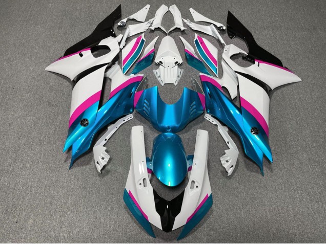 Light Blue and Pink 2017-2021 R6 Motorcycle Fairings Light Blue and Pink 2017-2021 R6 Motorcycle Fairings
