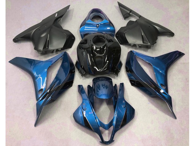 Light Blue with Black 2009-2012 CBR600RR Motorcycle Fairings