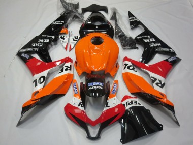 Light Orange Repsol 2007-2008 CBR600RR Motorcycle Fairings