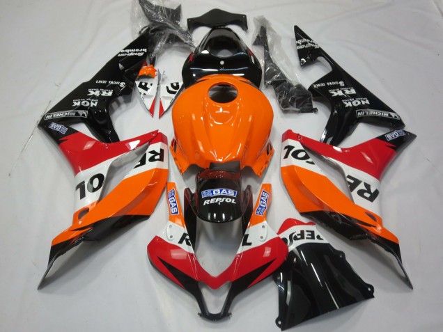 Light Orange Repsol 2007-2008 CBR600RR Motorcycle Fairings