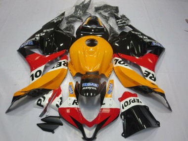 Light Orange Repsol 2009-2012 CBR600RR Motorcycle Fairings