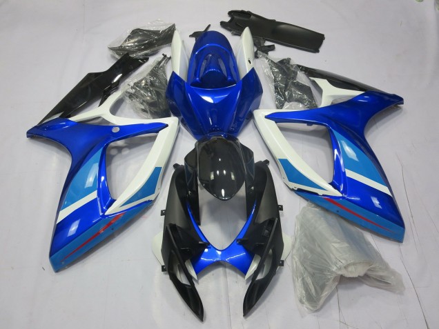 Light and Dark Blue 2006-2007 GSXR 600-750 Motorcycle Fairings