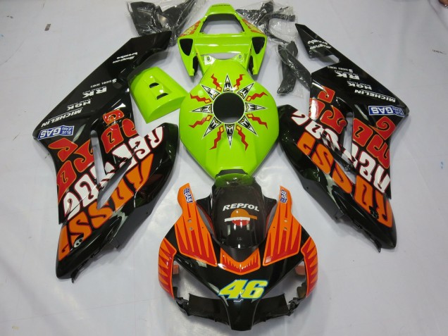 Lime Rossi 2004-2005 CBR1000RR Motorcycle Fairings
