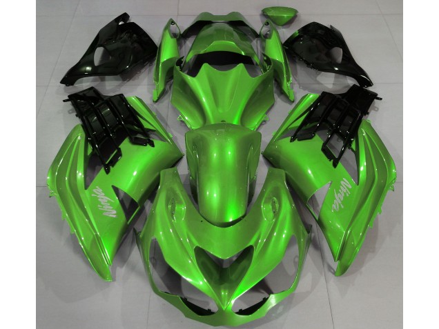 Liquid Green 2012-2021 ZX14R Motorcycle Fairings