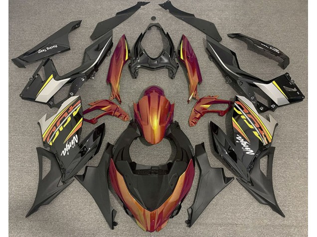 Liquid Orange and Grey 2018-2023 Ninja 400 Motorcycle Fairings