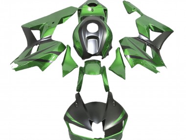 Lizard Green and Matte Black 2013-2023 CBR600RR Motorcycle Fairings