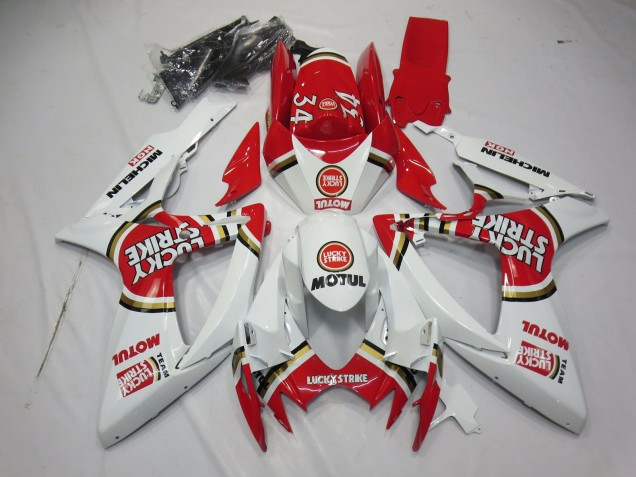 Lucky Strike 2006-2007 GSXR 600-750 Motorcycle Fairings