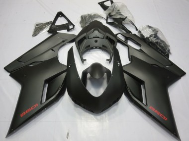 Matte Black 2007-2014 Ducati 848 1098 1198 Motorcycle Fairings