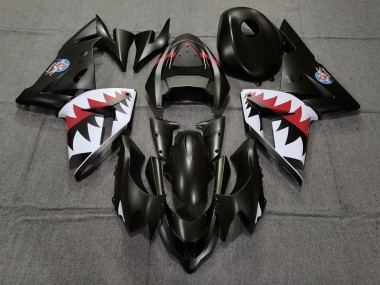 Matte Black Betty Bomber 2004-2005 ZX10R Motorcycle Fairings