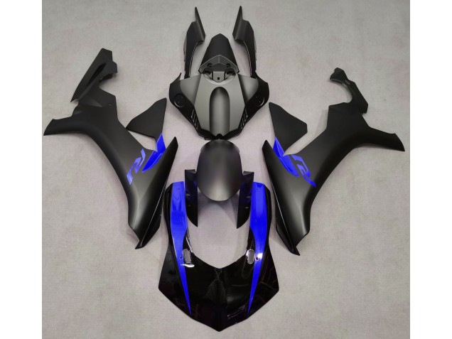 Matte Black & Blue 2015-2019 R1 Motorcycle Fairings