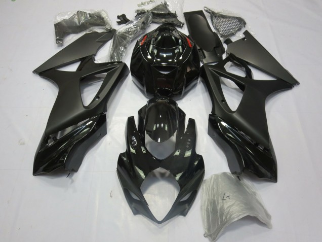 Matte Black Gloss 2007-2008 GSXR 1000 Motorcycle Fairings
