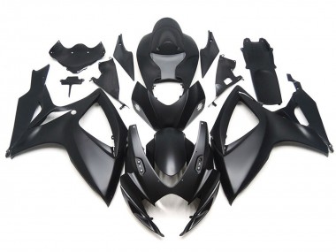 Matte Black OEM Custom Style 2006-2007 GSXR 600-750 Motorcycle Fairings