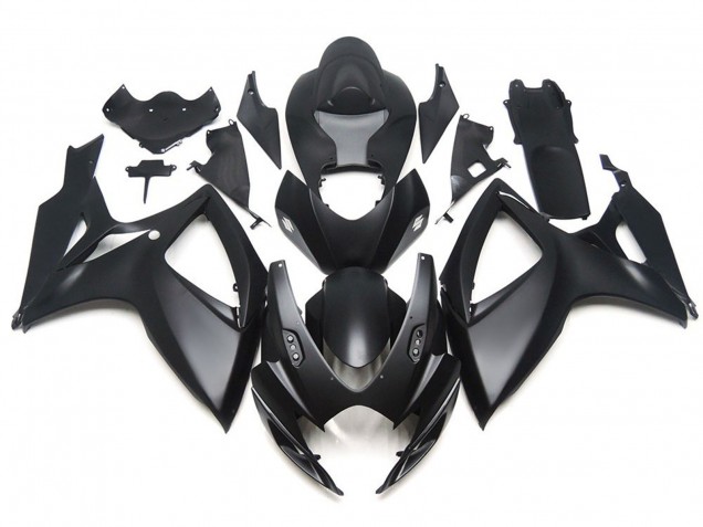 Matte Black OEM Custom Style 2006-2007 GSXR 600-750 Motorcycle Fairings