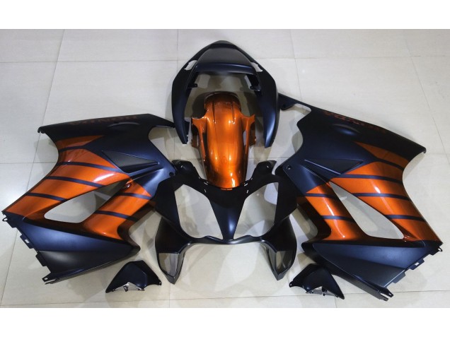 Matte Black & Orange 2002-2012 VFR800 Motorcycle Fairings Matte Black & Orange 2002-2012 VFR800 Motorcycle Fairings