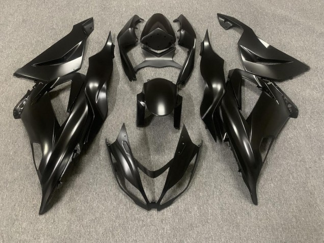 Matte Black & Protective Coat 2013-2018 ZX6R Motorcycle Fairings