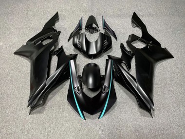 Matte Black & Teal Accents 2017-2021 R6 Motorcycle Fairings