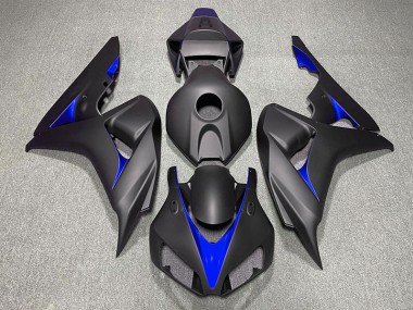 Matte Black and Blue 2006-2007 CBR1000RR Motorcycle Fairings