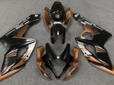 Matte Black and Bronze 2005-2006 GSXR 1000 Motorcycle Fairings