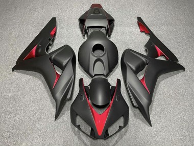 Matte Black and Light Blue 2006-2007 CBR1000RR Motorcycle Fairings