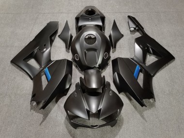 Matte Black w Blue 2013-2023 CBR600RR Motorcycle Fairings