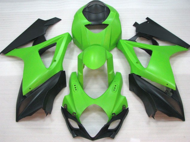 Matte Green 2007-2008 GSXR 1000 Motorcycle Fairings