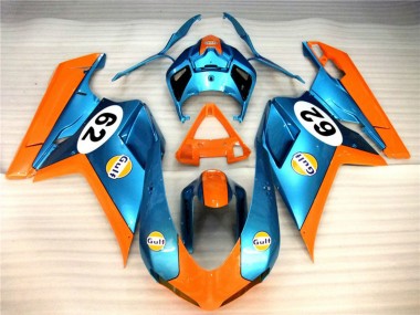 Matte Gulf 2007-2014 Ducati 848 1098 1198 Motorcycle Fairings