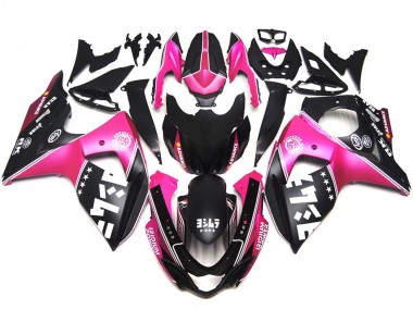 Matte Pink Custom Logos 2009-2016 GSXR 1000 Motorcycle Fairings