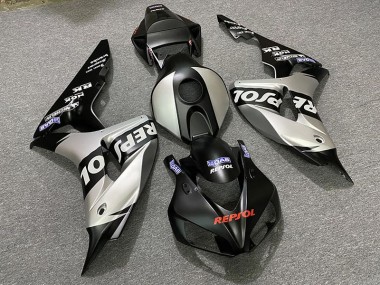 Matte Silver Repsol 2006-2007 CBR1000RR Motorcycle Fairings