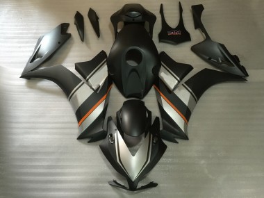 Matte Silver and Black 2012-2016 CBR1000RR Motorcycle Fairings