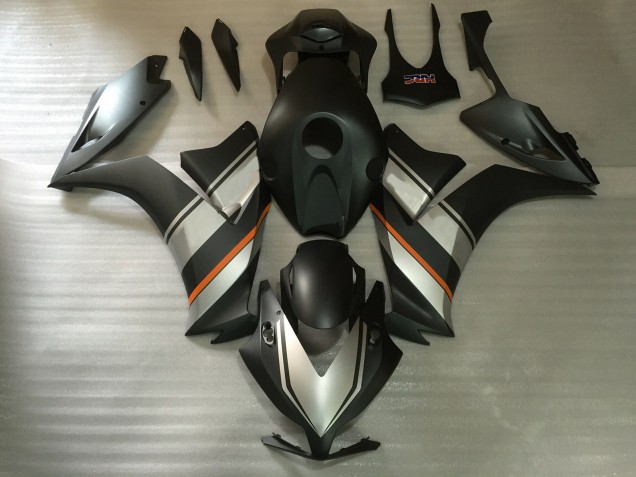 Matte Silver and Black 2012-2016 CBR1000RR Motorcycle Fairings