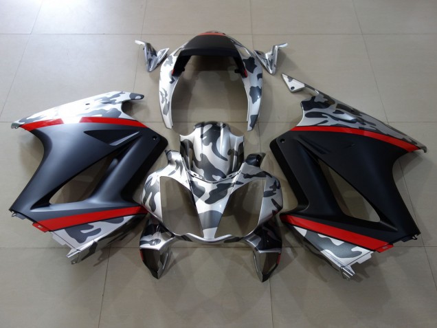 Matte and Camo 2002-2012 VFR800 Motorcycle Fairings