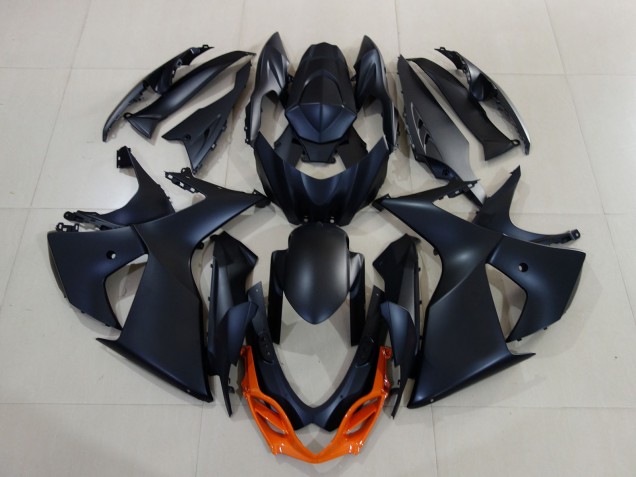 Matte and Orange 2009-2016 GSXR 1000 Motorcycle Fairings