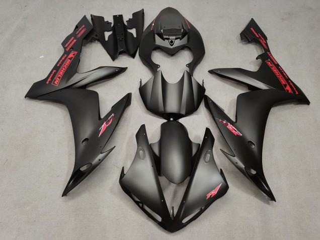 Matte and Red 2004-2006 R1 Motorcycle Fairings