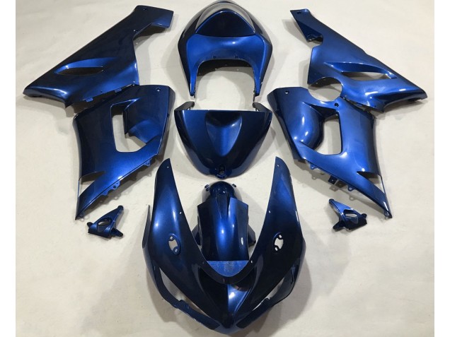 Metallic Blue 2005-2006 ZX6R Motorcycle Fairings