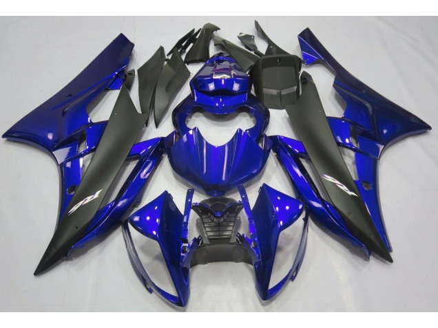 Metallic Blue & Black 2006-2007 R6 Motorcycle Fairings