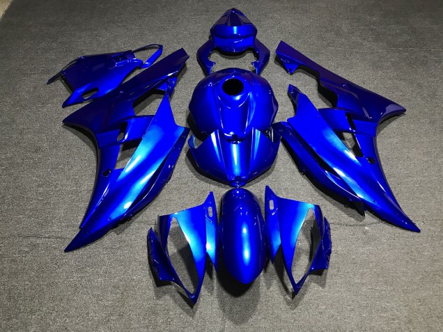 Metallic Blue Plain 2006-2007 R6 Motorcycle Fairings