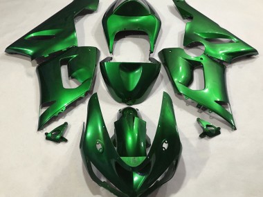 Metallic Green 2005-2006 ZX6R Motorcycle Fairings