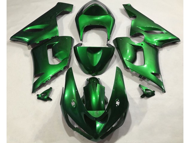 Metallic Green 2005-2006 ZX6R Motorcycle Fairings