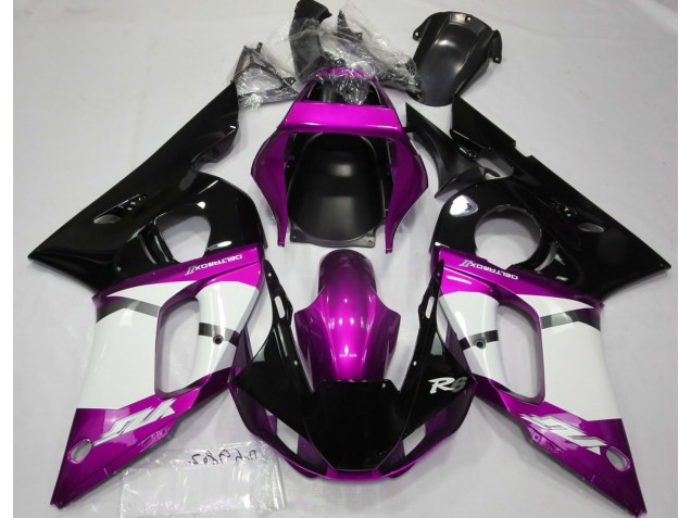 Metallic Pink 1998-2002 R6 Motorcycle Fairings