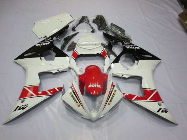 Motul Red and Black 2005 R6 Motorcycle Fairings