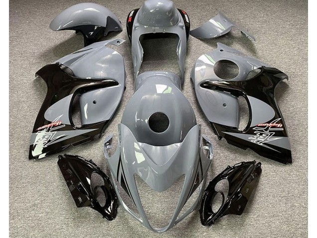 Nardo Grey & Black 2008-2020 GSXR 1300 Hayabusa Motorcycle Fairings