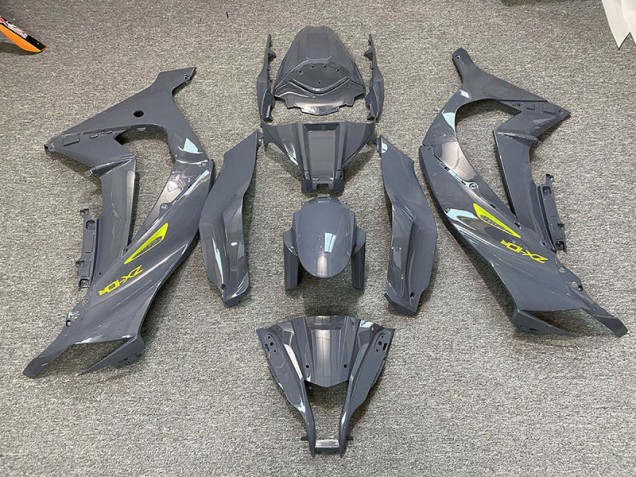 Nardo Grey & Yellow 2011-2015 ZX10R Motorcycle Fairings