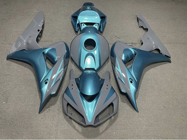 Nardo Grey and Light Blue 2006-2007 CBR1000RR Motorcycle Fairings