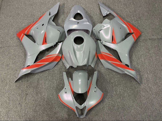 Nardo Grey and Red 2009-2012 CBR600RR Motorcycle Fairings
