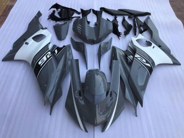 Nardo Grey and White 2017-2021 R6 Motorcycle Fairings