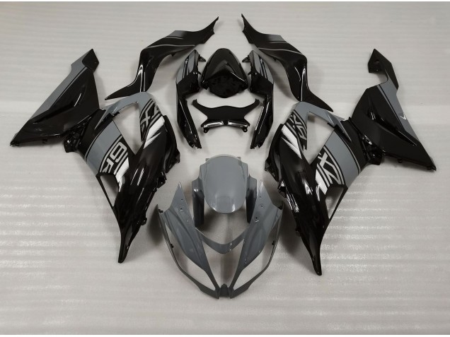 Nardo and Black 2013-2018 ZX6R Motorcycle Fairings