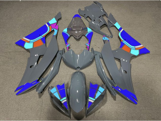 Nardo and Blue Design 2008-2016 R6 Motorcycle Fairings