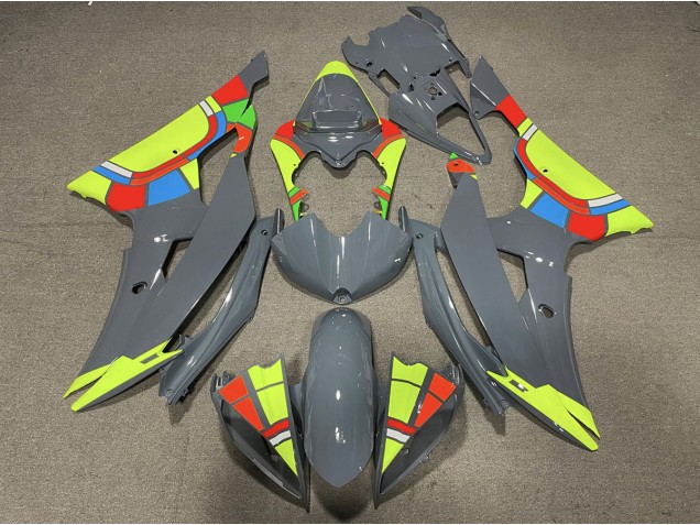 Nardo and High Viz Yellow Design 2008-2016 R6 Motorcycle Fairings