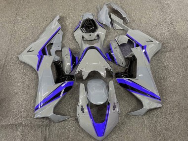 Nardo with Blue Stripes 2017-2023 CBR1000RR Motorcycle Fairings
